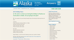 Desktop Screenshot of answers.alaskatravel.com